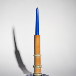 Candeliere Blu Arancione Lustro
